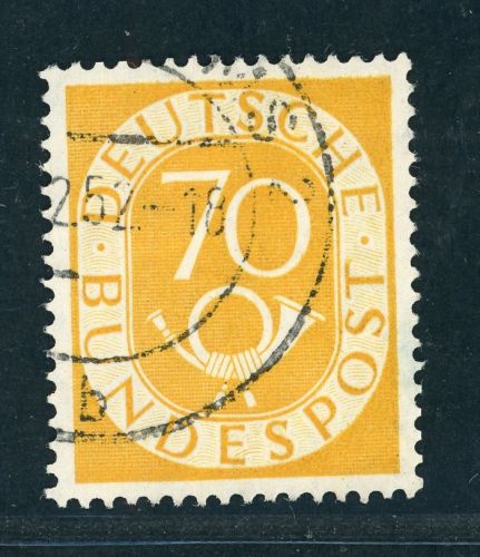 Bund Posthorn Michel Nr. 136 gestempelt