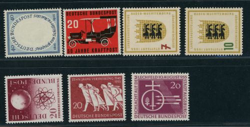 Bund Michel Nummer 210 - 216 postfrisch