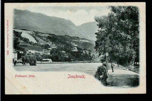 Ansichtskarte Österreich - Tirol - Ferdinand Allee in Innsbruck - um 1900