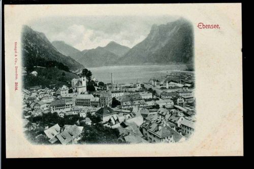 Ansichtskarte Gruss vom Ebensee - um 1900