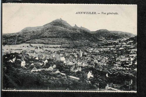 Ansichtskarte Panorama über Annweiler am Trifels um 1910