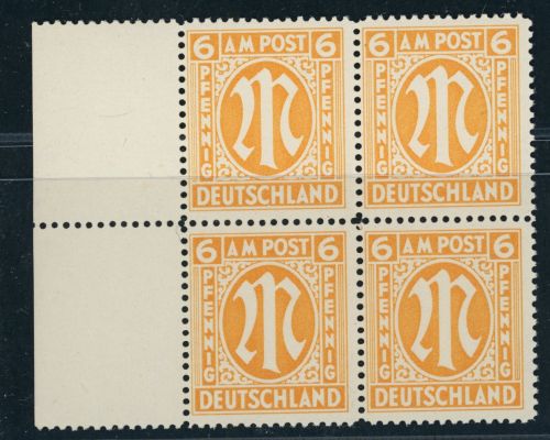 All. Besetzung Bizone AMPost Michel Nr. 13Az postfrisch geprüft