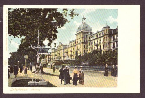 Ansichtskarte Interlaken Höhenweg 1903