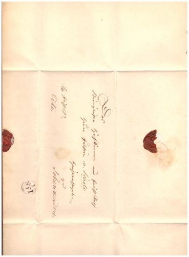Vorphilatelie Brief Altdeutschland 1866