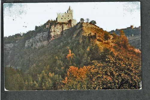 Ansichtskarte Rudelsburg / Bad Kösen - 1911 nach Hamsdorf