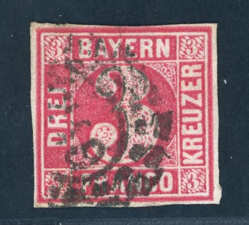 Bayern Michel Nummer 9 gestempelt