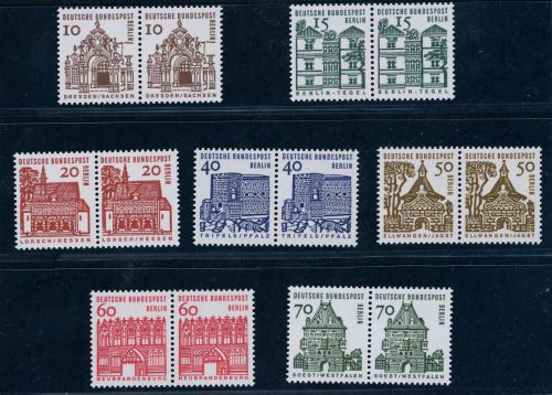 Berlin Michel Nummer 242 - 249 waagerechte Paare postfrisch