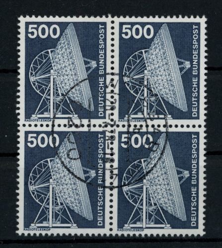 Bund Michel Nummer 859 4er Block gestempelt