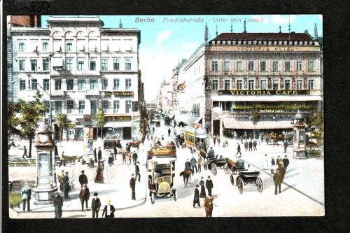 Ansichtskarte Feldpost / Berlin - Friedrichsstraße / Unter den Linden - 1915