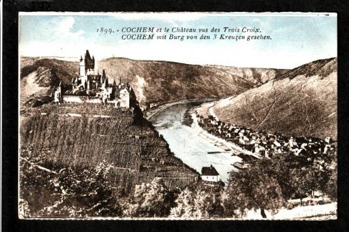 Frankreich Ansichtskarte Cochem - Feldpost - Post aux armees - 1927 nach Marne