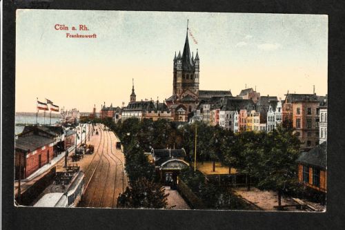 Ansichtskarte Köln / Cöln - Frankenwerft - 1919