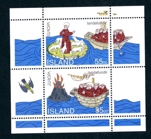 Island Michel Nummer Block 15 postfrisch Euopa 1994