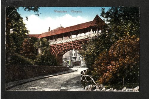 Ansichtskarte Wiesbaden - Römertor - um 1920
