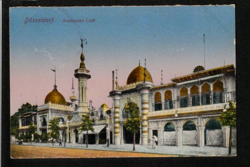 Ansichtskarte Düsseldorf - Arabisches Café - 1922 beschriftet