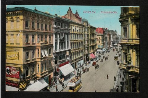 Ansichtskarte Berlin - Friedrichs-Straße - um 1920