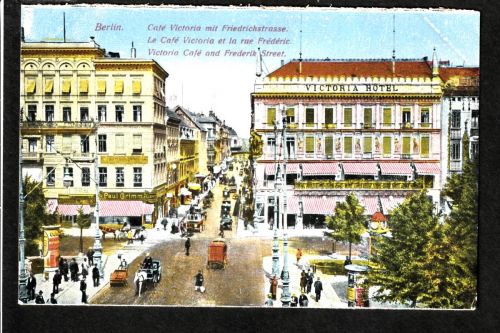 Ansichtskarte Berlin - Café Viktoria / Friedrichsstrasse - um 1920