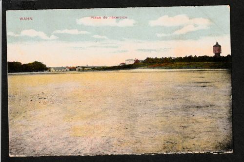 Ansichtskarte Wahn - Place de l'éxercice - 1924 beschriftet