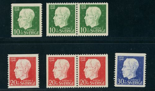 Schweden Michel Nummer 343 - 345 postfrisch
