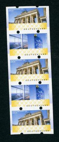 Bund ATM Michel Nummer 6 + 7 , 5er Streifen ohne Werteindruck