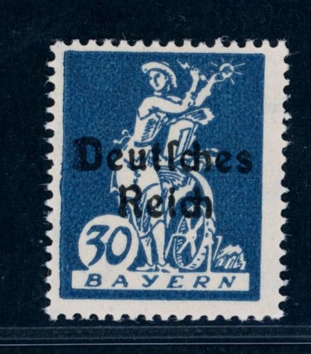 Dt. Reich Michel Nummer 123VI Plattenfehler postfrisch