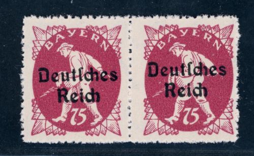 Dt. Reich Michel Nummer 127I Plattenfehler postfrisch