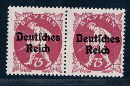 Dt. Reich Michel Nummer 127I Plattenfehler postfrisch