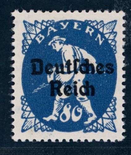 Dt. Reich Michel Nummer 128VI Plattenfehler postfrisch