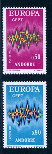 Andorra Französisch Michel Nummer 238 - 239 postfrisch