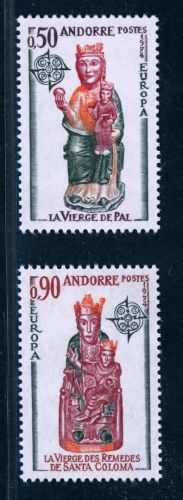 Andorra Französisch Michel Nummer 258 - 259 postfrisch