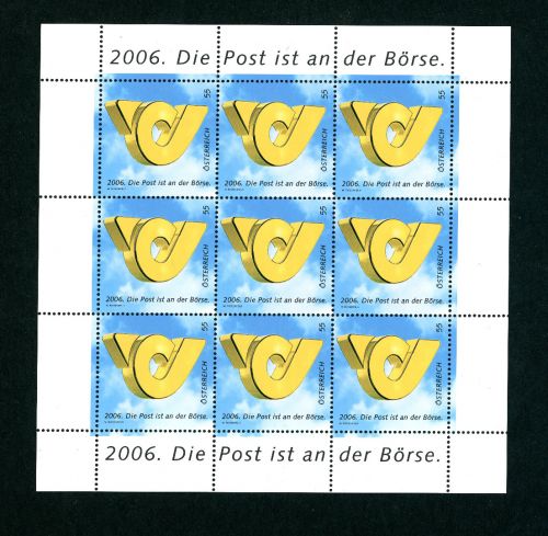 Österreich Michel Nummer 2600 Kleinbogen postfrisch