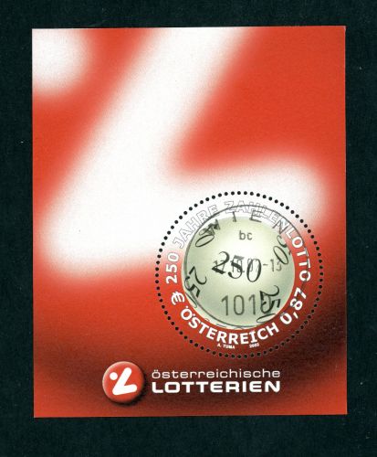 Österreich Block Nummer 17 gestempelt