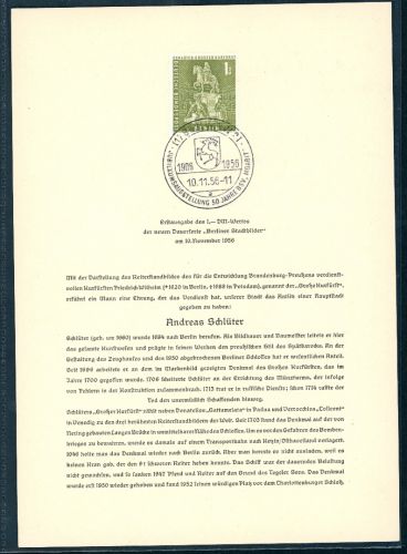 Berlin ETB Ersttagsblatt Nummer 17 - Michel Nummer 153