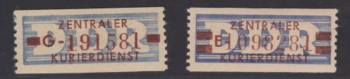 DDR Dienstmarken Michel Nr 20-21 postfrisch