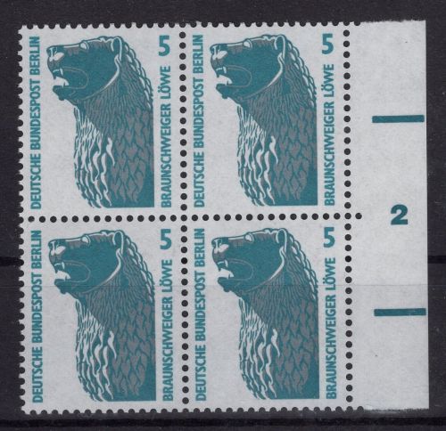 Berlin Michel-Nr. 763 Viererblock Formnummer postfrisch