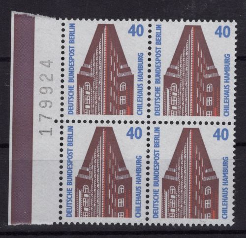Berlin Michel-Nr. 816 Viererblock Bogennummer postfrisch