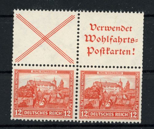 Dt. Reich Zusammendruck S100 / S101 postfrisch - siehe Bild