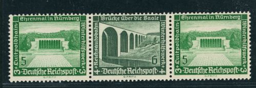 Dt. Reich Zusammendruck W120 postfrisch - siehe Bild