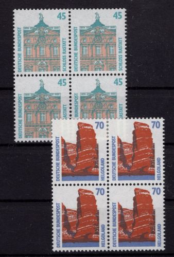 Deutschland, Michel Nr.: 1468 + 1469 Viererblock, postfrisch