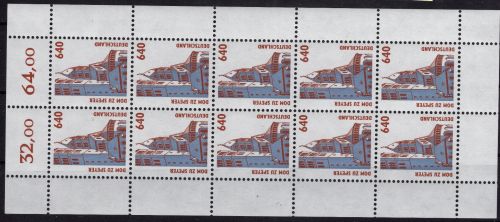 Deutschland, Michel Nr.: 1811, Kleinbogen, postfrisch