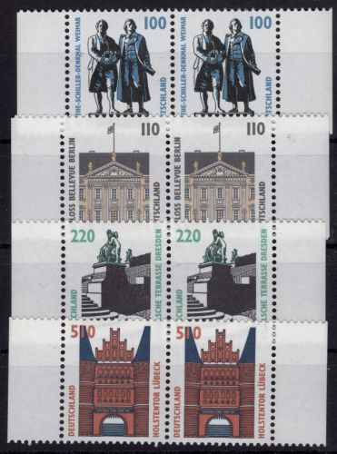 Deutschland, Michel Nr.: 1934 - 1938, Paare, postfrisch