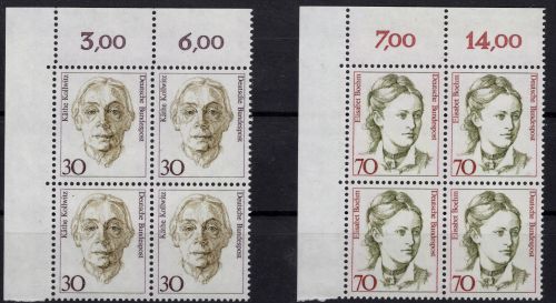 Deutschland, Michel Nr.: 1488 + 1489, Viererblock Ecke, postfrisch