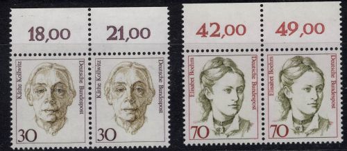 Deutschland, Michel Nr.: 1488 + 1489, Oberrand Paar, postfrisch