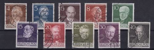 Berlin Michel Nr.: 91 - 100 gestempelt
