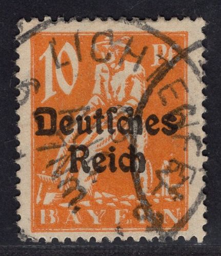 Deutsches Reich Michel Nr. 120 AF VII PLF gestempelt