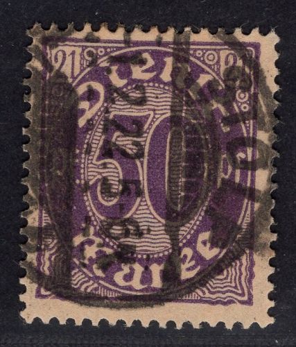Deutsches Reich 1920 Dienstmarken Michel Nr. 21 I PLF gestempelt