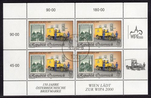 Österreich Michel-Nr. 2270 I Kleinblock gestempelt