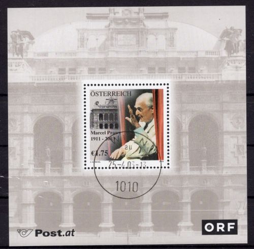 Österreich Michel-Nr. 19 Block gestempelt