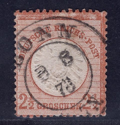 Deutsches Reich Michel-Nr. 21a gestempelt geprüft