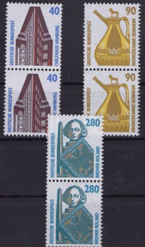 Deutschland Michel Nr.: 1379 - 1381 senkr. Paar postfrisch