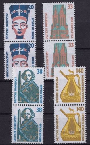 Deutschland Michel Nr.: 1398 - 1401 senkr. Paar postfrisch